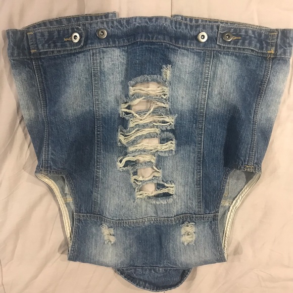 Jean jacket vest - Picture 3 of 5